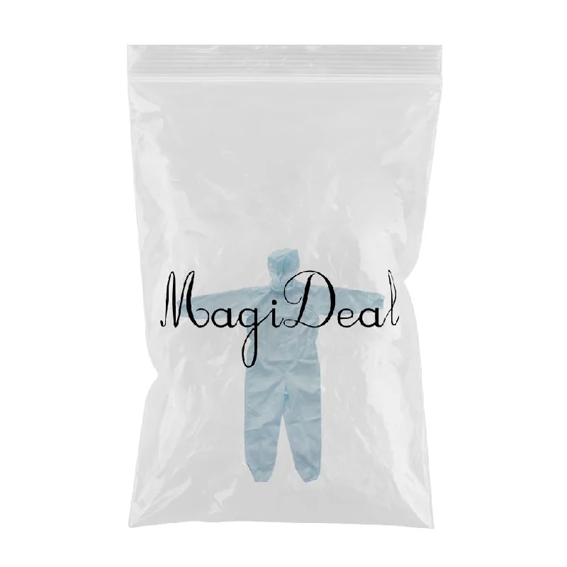 Maxbell Coverall Protective Overall Dustproof Anti-static Hooded Workwear Jumpsuit M Blue Backless wide leg jumpsuit, Sexy, Chic, Trendy Maxbell Coverall Protective Overall Dustproof Anti-static Hooded Workwear Jumpsuit M Blue Backless wide leg jumpsuit, Sexy, Chic, Trendy