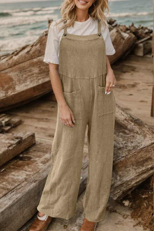 Wide Leg Front Pocket Jumpsuit Boho jumpsuit, Loose fit, Casual, Comfortable