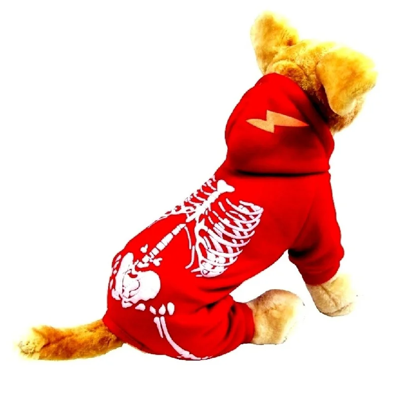 Maxbell Luminous Dragon Lightening Jumpsuit Dog Pet puppy Clothes Costume M Red Bold print jumpsuit, Trendy, Chic, Casual Maxbell Luminous Dragon Lightening Jumpsuit Dog Pet puppy Clothes Costume M Red Bold print jumpsuit, Trendy, Chic, Casual