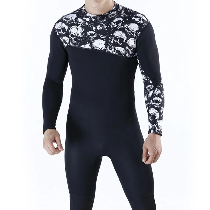 Maxbell Men 3mm Diving Wetsuit One-Piece Long Sleeve Wet Suit Jumpsuit Skull M Off-shoulder jumpsuit, Sexy, Elegant, Fashionable Maxbell Men 3mm Diving Wetsuit One-Piece Long Sleeve Wet Suit Jumpsuit Skull M Off-shoulder jumpsuit, Sexy, Elegant, Fashionable