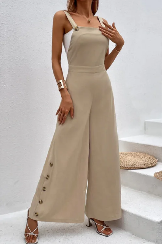 Square Neck Wide Strap Jumpsuit Print jumpsuit, Bold patterns, Trendy, Casual