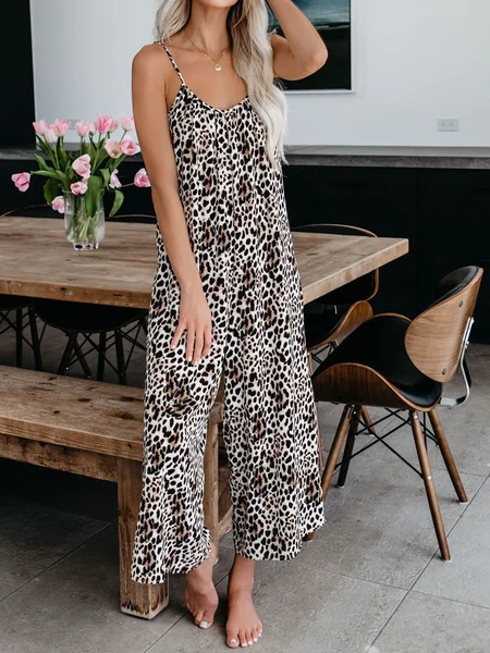 Suspender Wide-Leg Jumpsuit HWF5L36CDD Formal jumpsuit, Elegant, Chic, Trendy